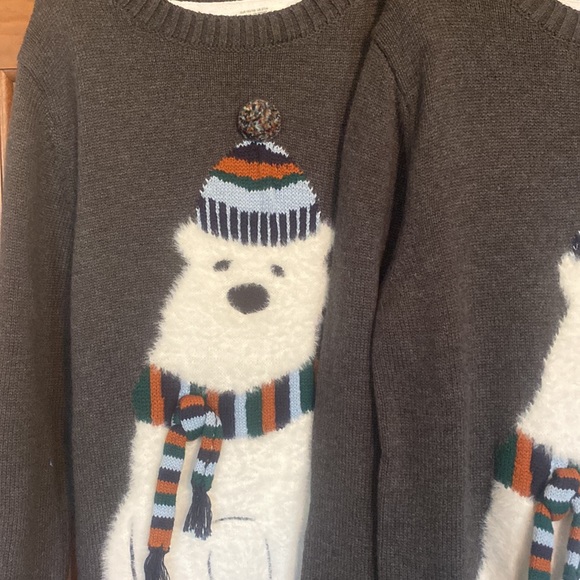 NWOT H&M winter/holiday sweater. Two sizes available. Price each. 5t/6 or 6x/7 - Picture 4 of 9
